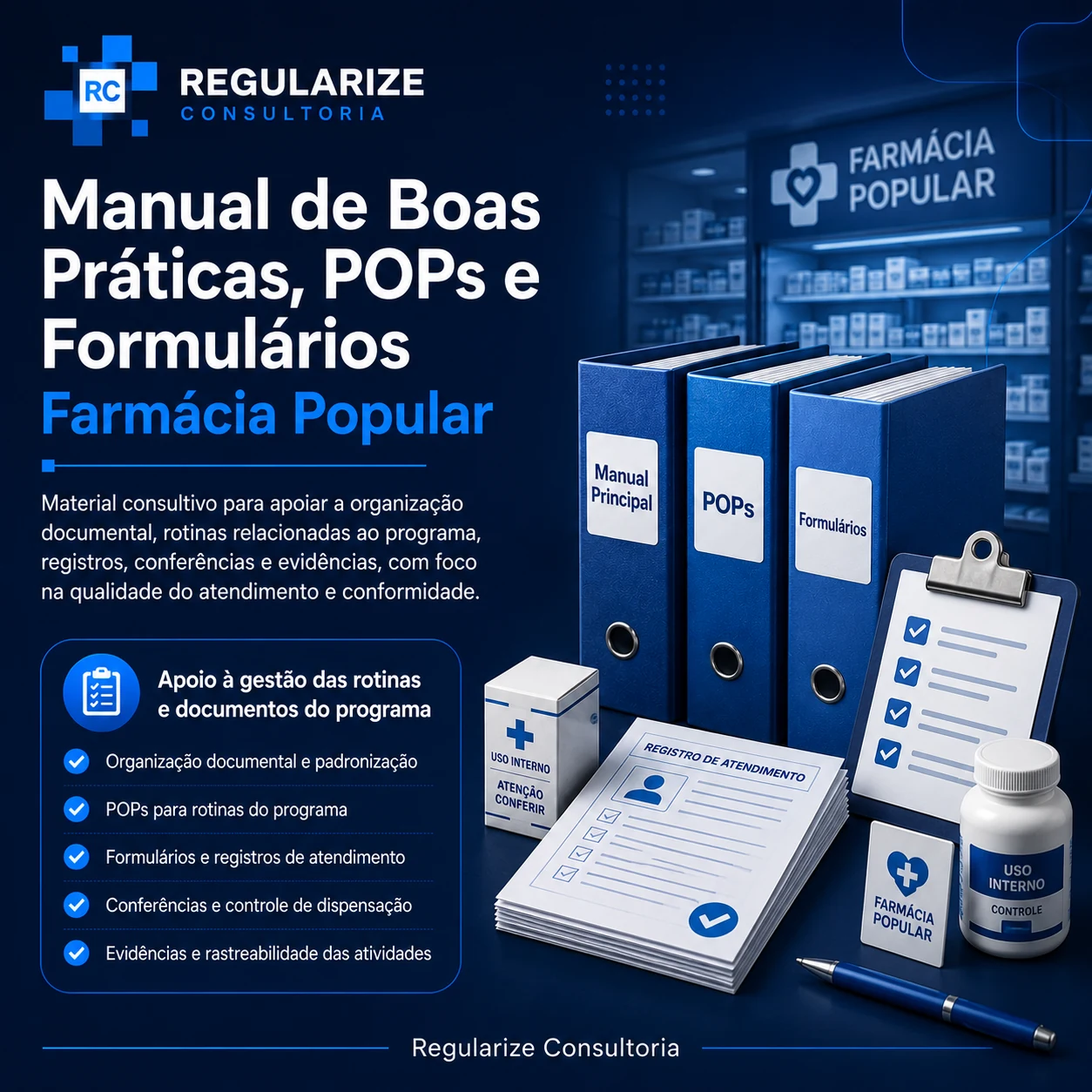 Manuais e POPs para Farmácia Popular