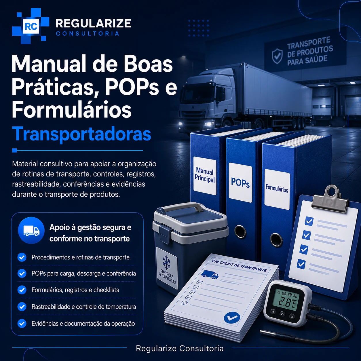 Manuais e POPs para transportadoras
