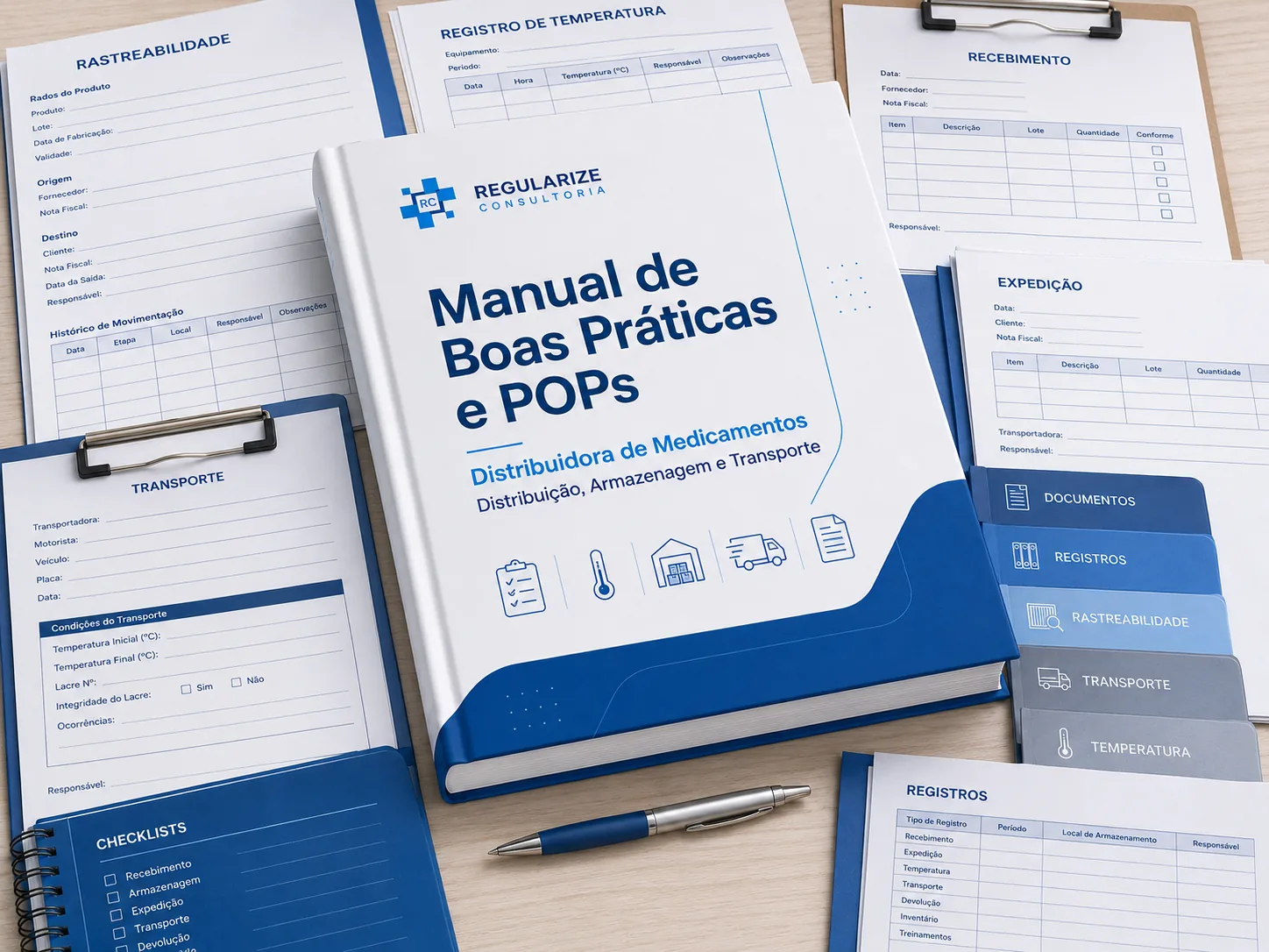 Manual de Boas Pr&aacute;ticas e POPs para Distribuidora de Medicamentos