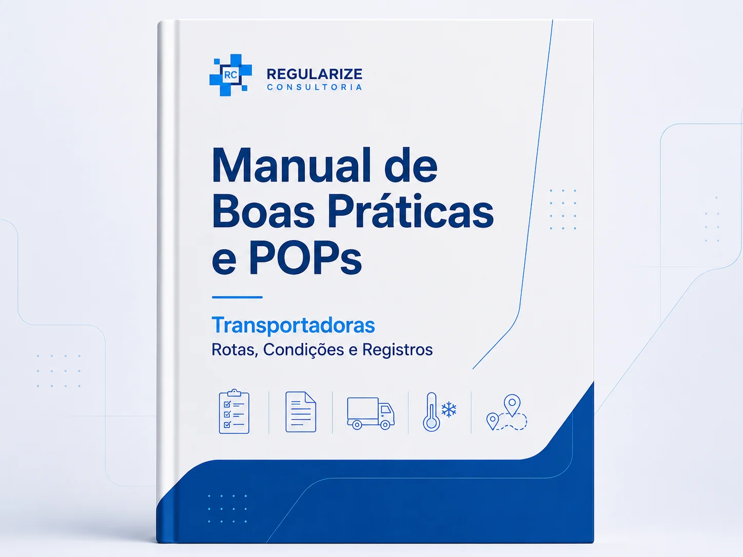 Ilustração do card Manual de Boas Práticas e POPs — Transportadoras